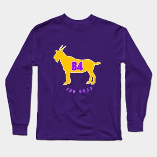 The GOAT- Purple Minnesota Moss Goat Long Sleeve T-Shirt